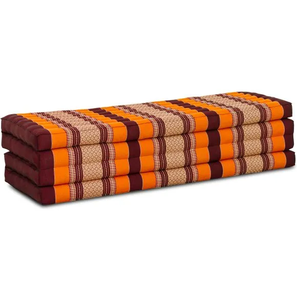 Folding Mattress, 200 cm x 140 cm, orange