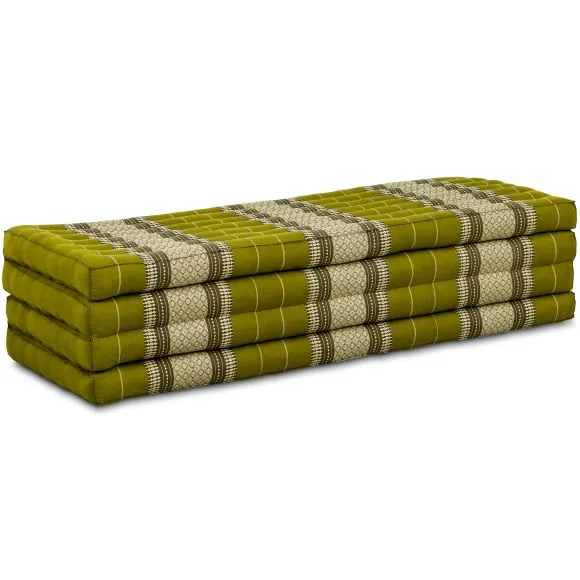 Folding Mattress, 200 cm x 140 cm, green