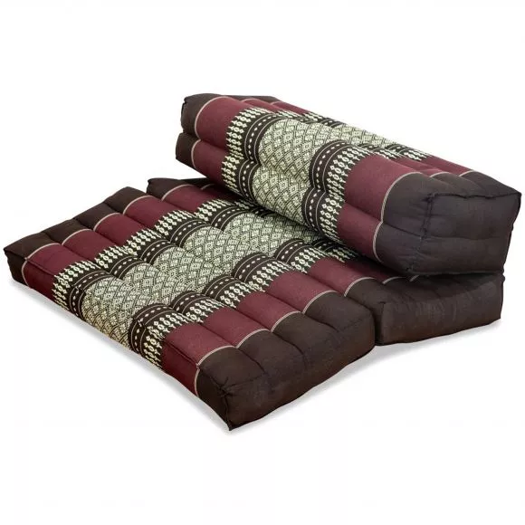 Block pillow (foldable) bordeaux