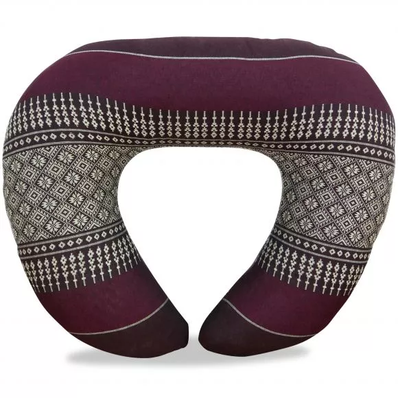 Kapok Neck Pillow, bordeaux