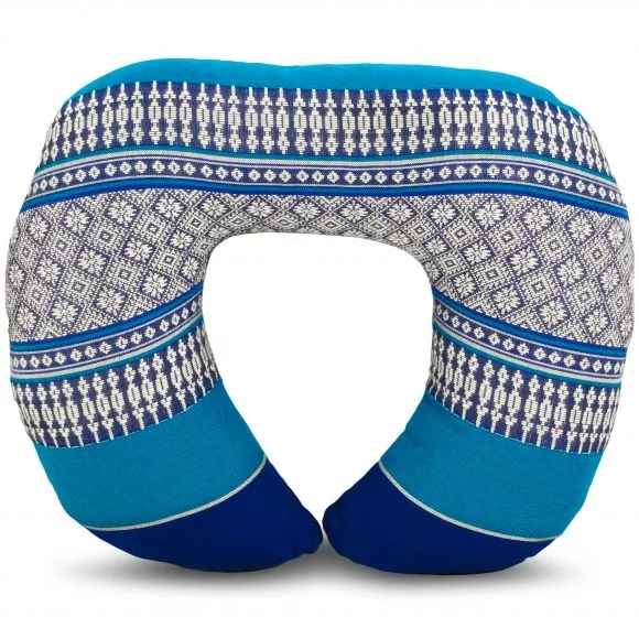 Kapok Neck Pillow, blue