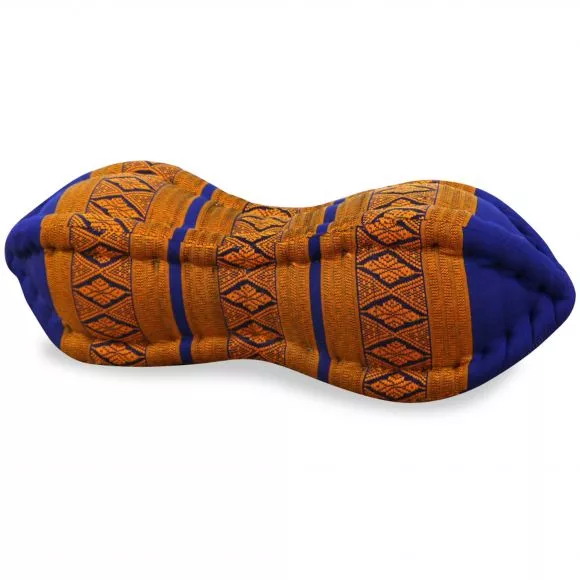 Papaya Neck Pillow, blue / yellow