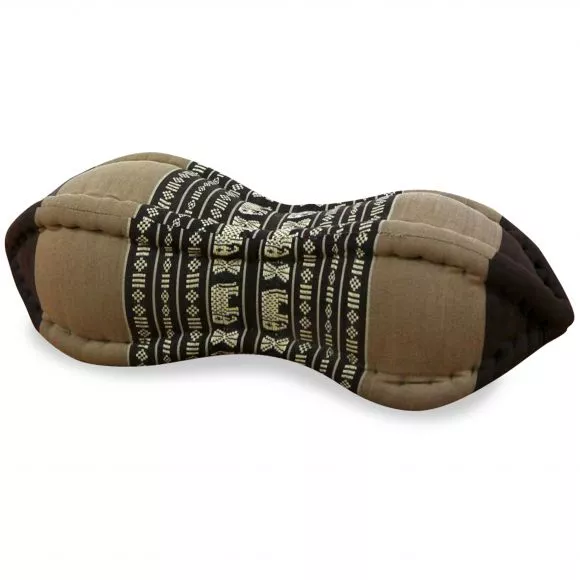 Papaya Neck Pillow, brown / elephants