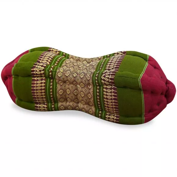 Papaya Neck Pillow, red / green