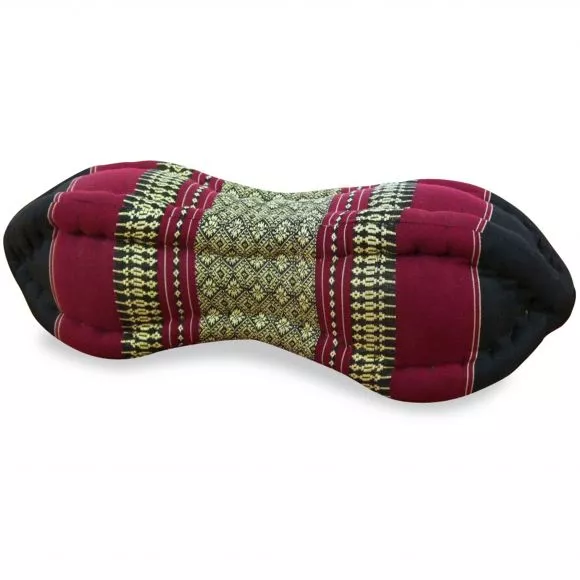 Papaya Neck Pillow, black / red