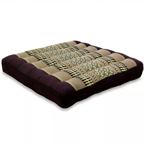 Kapok Seat Cushion, Size M, brown