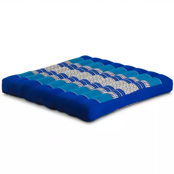 Kapok Seat Cushion, Size L,  blue