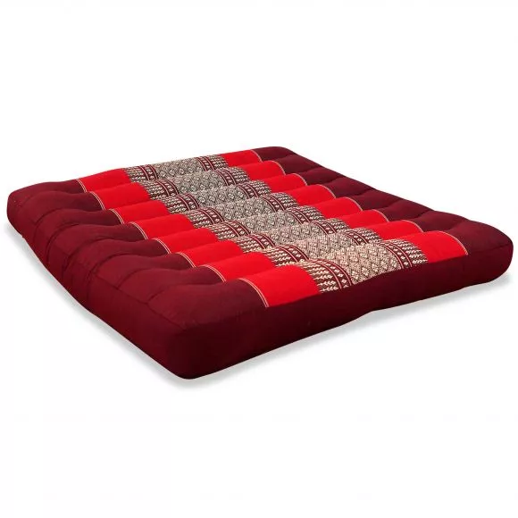 Kapok Seat Cushion, Size L, ruby-red