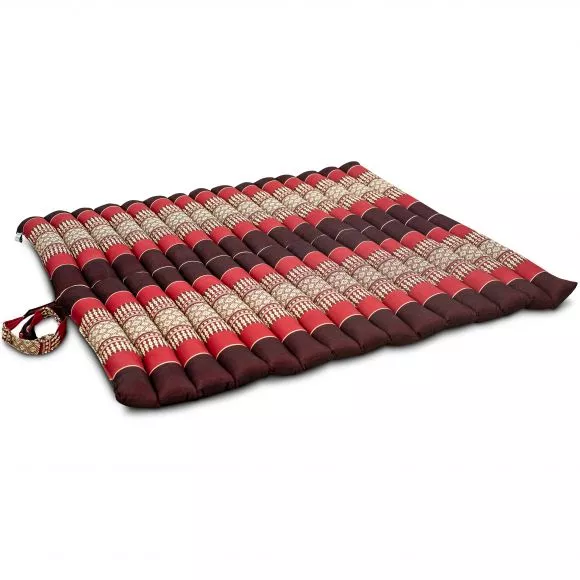 Kapok Quilted Cushion 75 cm (Ruby)