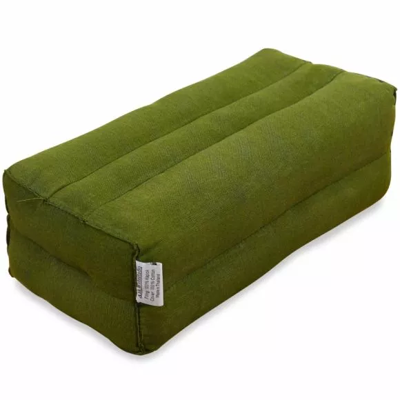 Block pillow (monochrome) green