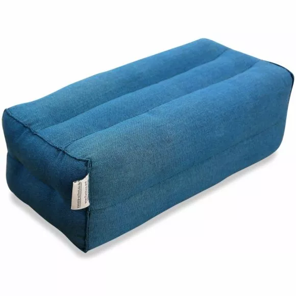 Block pillow (monochrome) light blue