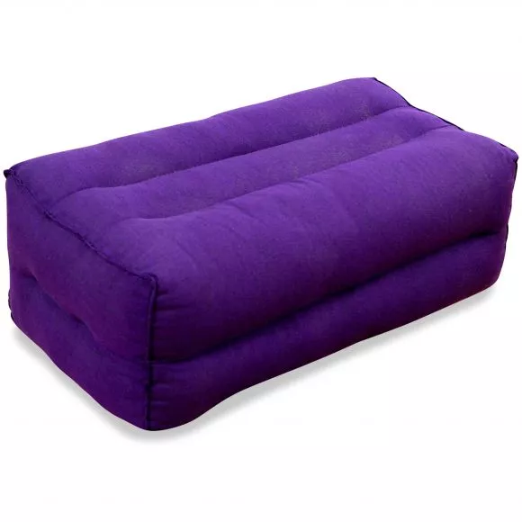Block pillow (monochrome) purple