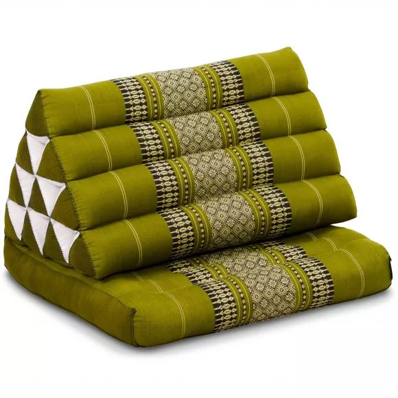 Thai Cushion 1 Fold, green