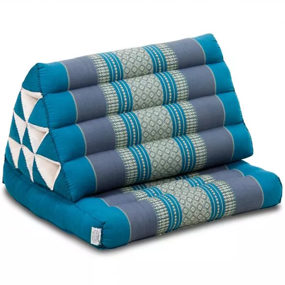 Thai Cushion 1 Fold, light blue