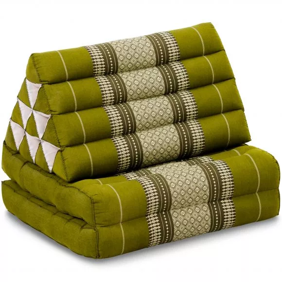 Thai Cushion 2 Fold, green