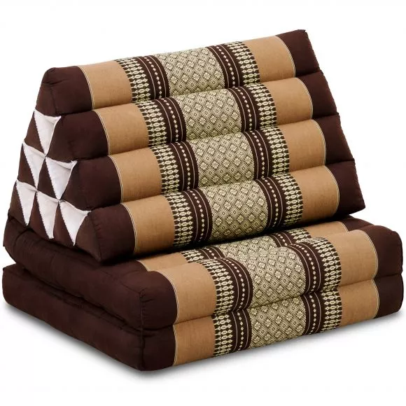 Thai Cushion 2 Fold, brown