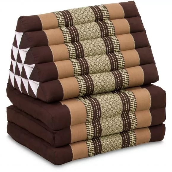 Thai Cushion XXL-Height, brown