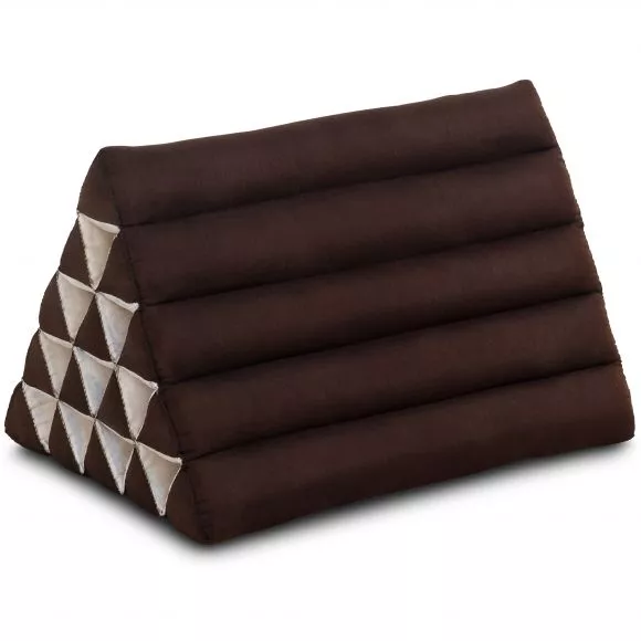 Triangle Cushion XXL-Height, monochrome, brown