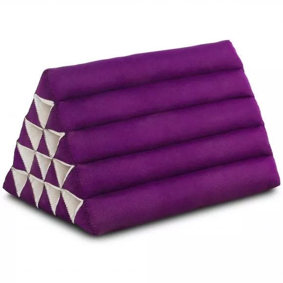 Triangle Cushion XXL-Height, monochrome, purple