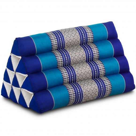 Triangle Cushion, blue