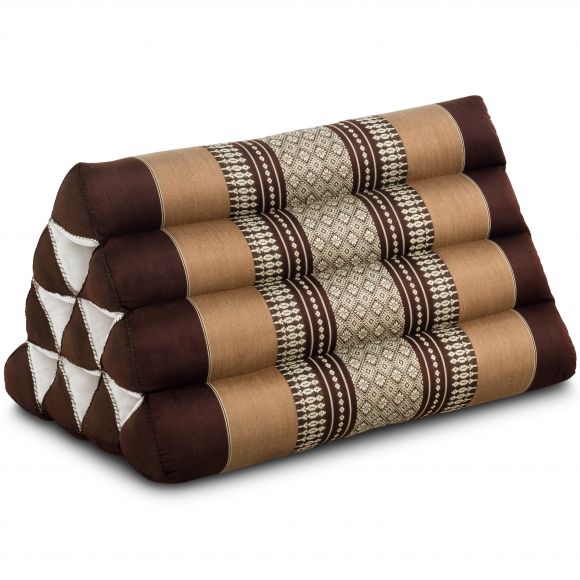 Triangle Cushion, brown
