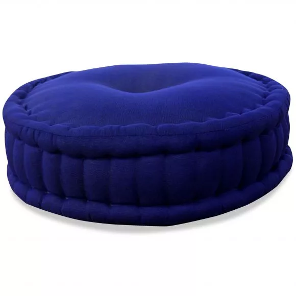 Zafu Pillow, monochrome, blue