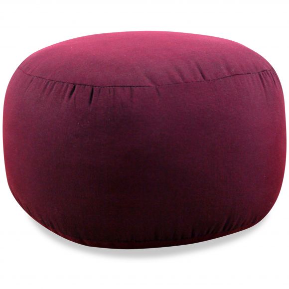 Small Zafu Pillow, monochrome, red