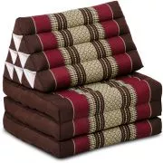 Thai Cushion 3 Fold, bordeaux