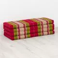 Folding Mattress, 200 cm x 110 cm, red / green