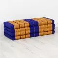 Folding Mattress, 200 cm x 110 cm, blue / yellow