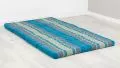 Folding Mattress, 200 cm x 110 cm, light blue