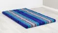 Folding Mattress, 200 cm x 110 cm, blue