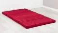 Kapok Folding Mattress, 110cm wide, Basic (Solid Red)