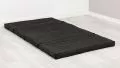 Kapok Folding Mattress, 110cm wide, Basic (Solid Black)