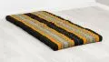 Folding Mattress, 200 cm x 80 cm, black / orange