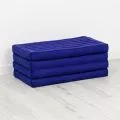 Folding Mattress, 200 cm x 80 cm, blue monochrome