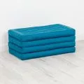 Folding Mattress, 200 cm x 80 cm, light blue monochrome