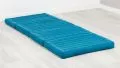 Folding Mattress, 200 cm x 80 cm, light blue monochrome