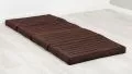 Folding Mattress, 200 cm x 80 cm, brown monochrome