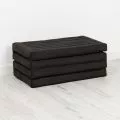 Folding Mattress, 200 cm x 80 cm, black monochrome
