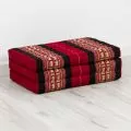 Folding Mattress, 140 cm x 70 cm, red / elephants