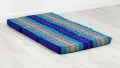 Folding Mattress, 140 cm x 70 cm, blue
