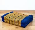 Block pillow (foldable) blue / yellow