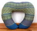 Kapok Neck Pillow, light blue