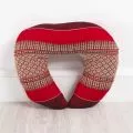 Kapok Neck Pillow, ruby-red