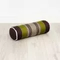 Kapok Bolster, Neck Pillow, brown-green