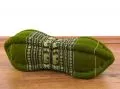 Papaya Neck Pillow, green / elephants