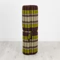 Roll Up Mattress, L, brown / green