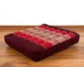 Kapok Seat Cushion, Size M, ruby-red