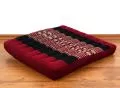 Kapok Seat Cushion, Size L,  red elephants